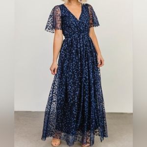 Baltic Born Marseille Embossed Maxi Dress